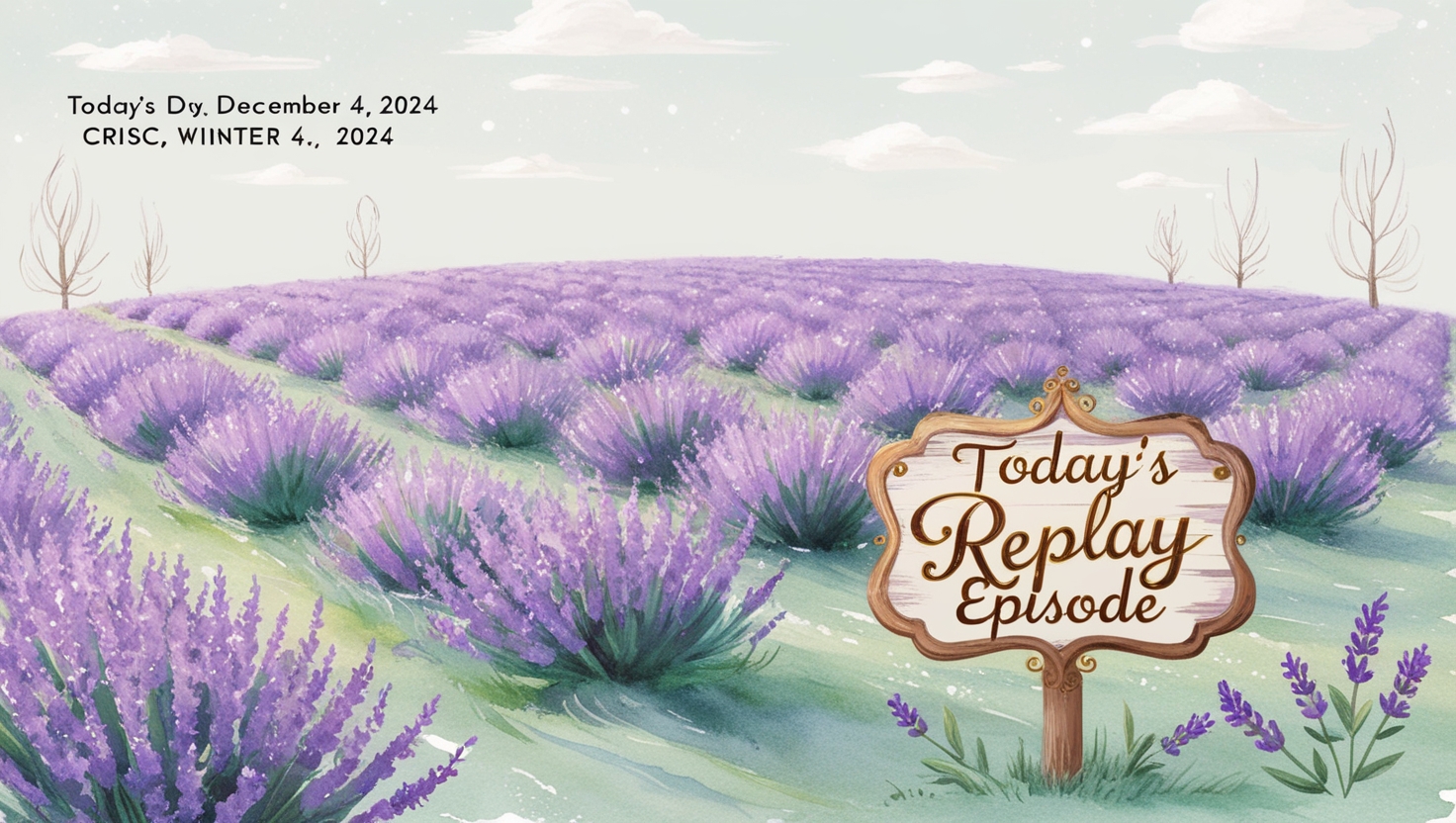 Lavender Fields December 4 2024 Today Replay Episode